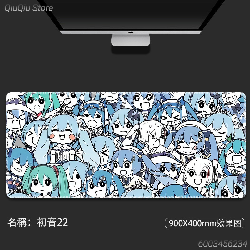Keyboard Mouse Bundle Gaming - Коврик для мыши Hatsune Miku Anime