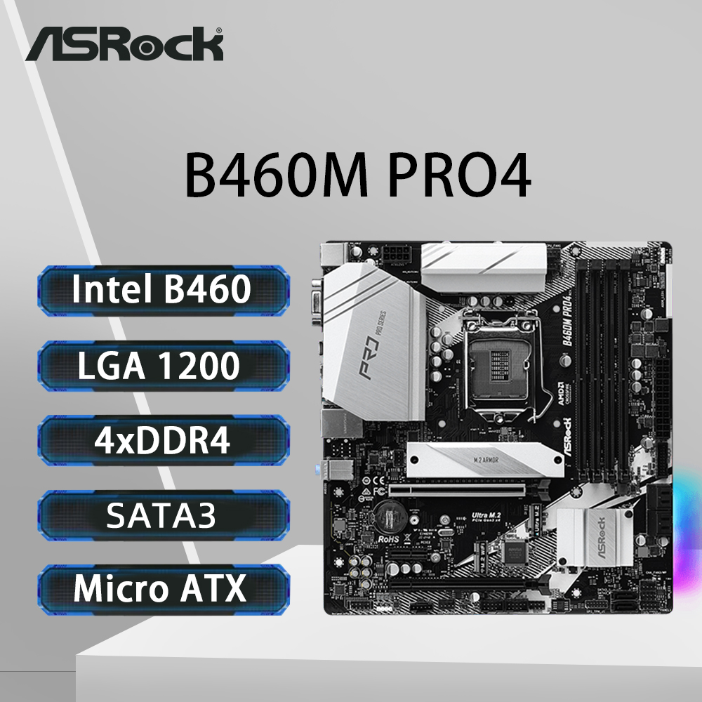 Intel Cpu Core I9 - Материнская плата ASRock B460M PRO4 с