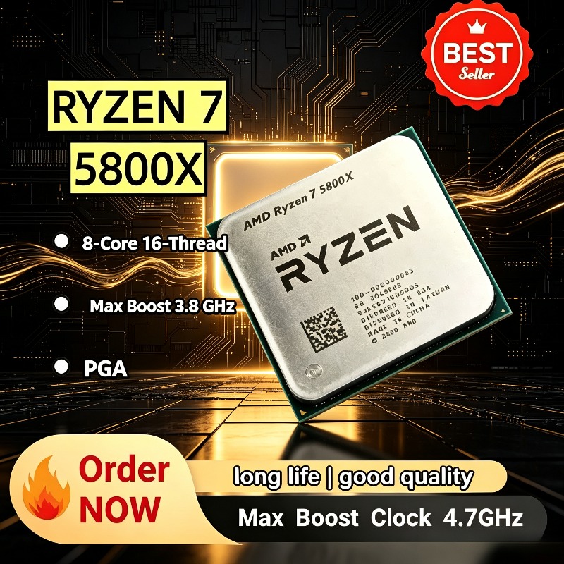 Amd Cpu Ryzen 7 - Процессор AMD 3.8, 16 потоков, L3=32