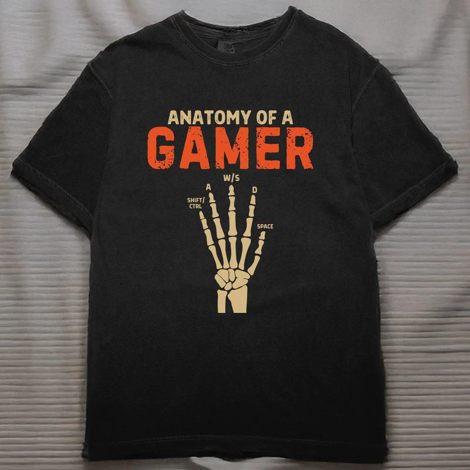 Gaming Keyboard Hand - Анатомия рук геймера: скелет, клавиатура WASD,