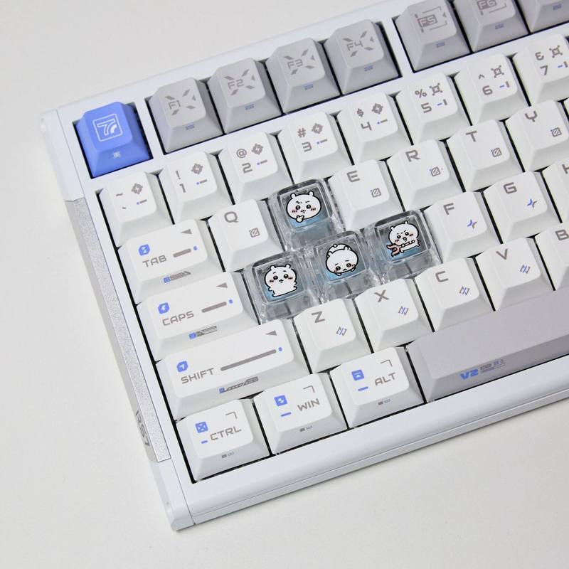 Gaming Keyboard Backlit - Набор из 4 прозрачных кастомных кейкапов