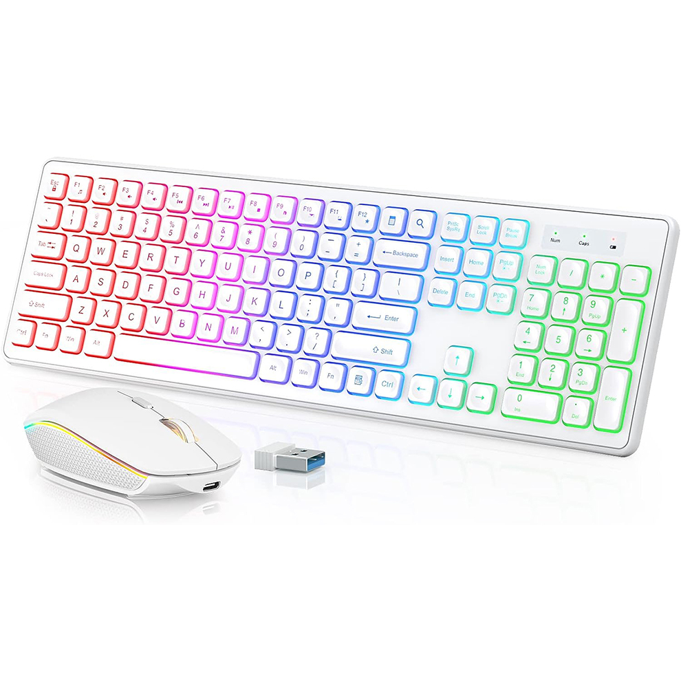 Gaming Keyboard Mouse Set - Беспроводная клавиатура и мышь с подсветкой,