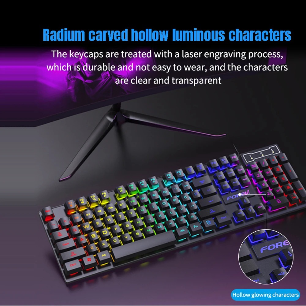 Проводная клавиатура на 104 кл – обзор и цена Gaming Keyboard Budget