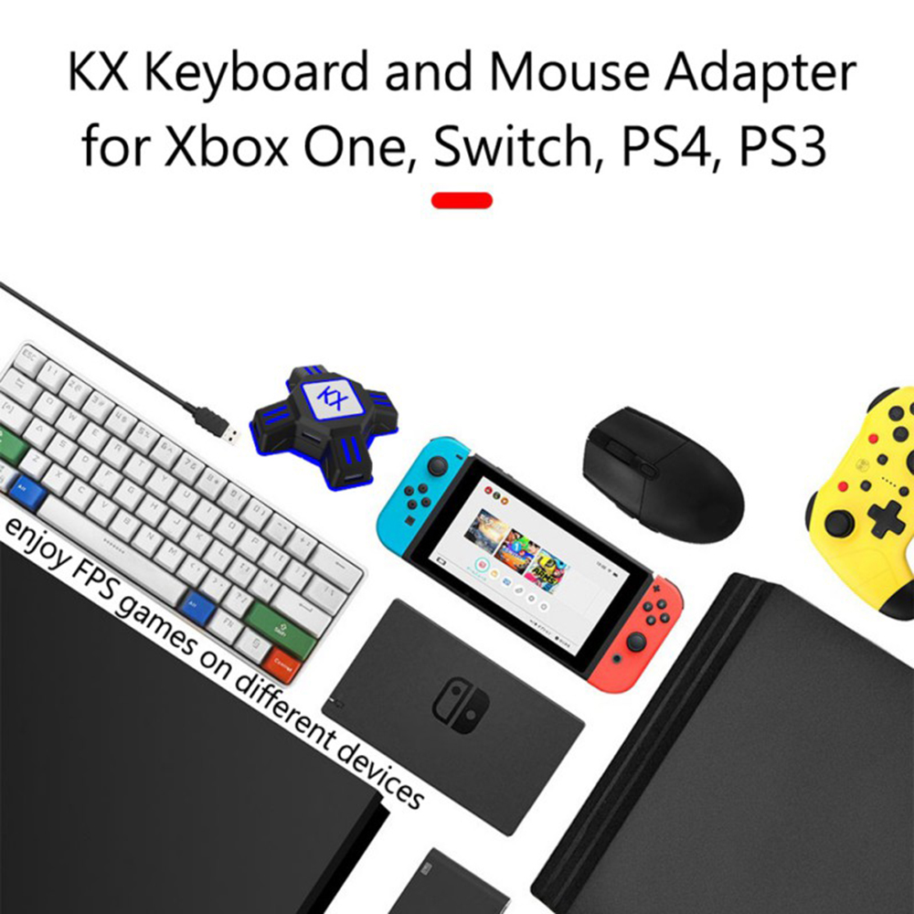Адаптер KX для контроллера PS4 – обзор и цена Gaming Keyboard And Mouse For Xbox