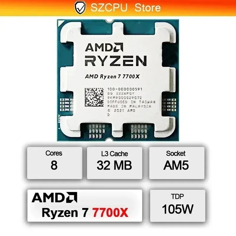 Процессор AMD Ryzen 7 7700X, н – обзор и цена Amd Cpu Ryzen 7