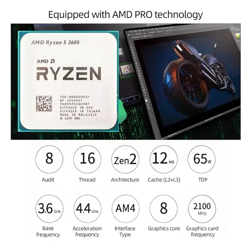AMD Ryzen 5 3600, сокет AM4, 1 – обзор и цена Amd Cpu Ryzen 5