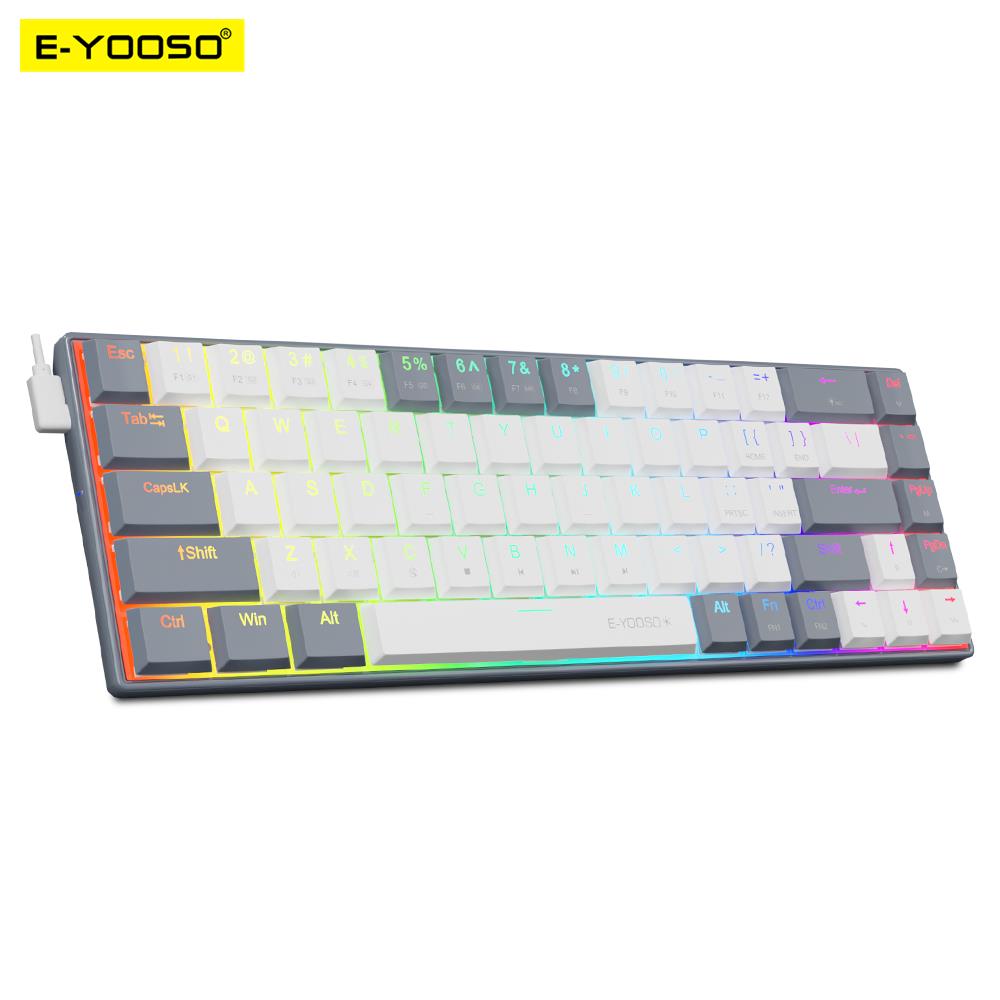 E-YOOSO A68 RGB Mini Slim USB  – обзор и цена Gaming Keyboard Budget