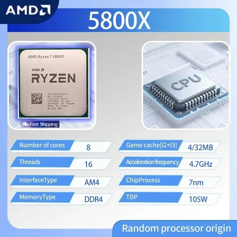 Процессор AMD Ryzen 7 5800X, 8 – обзор и цена Amd Cpu Ryzen 7