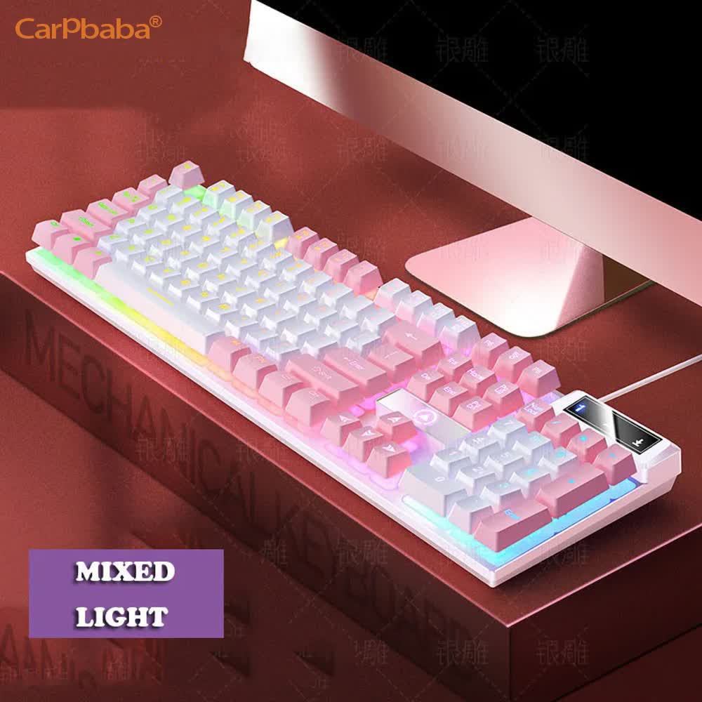 Carpbaba K500 104-клавишная US – обзор и цена Gaming Keyboard Budget