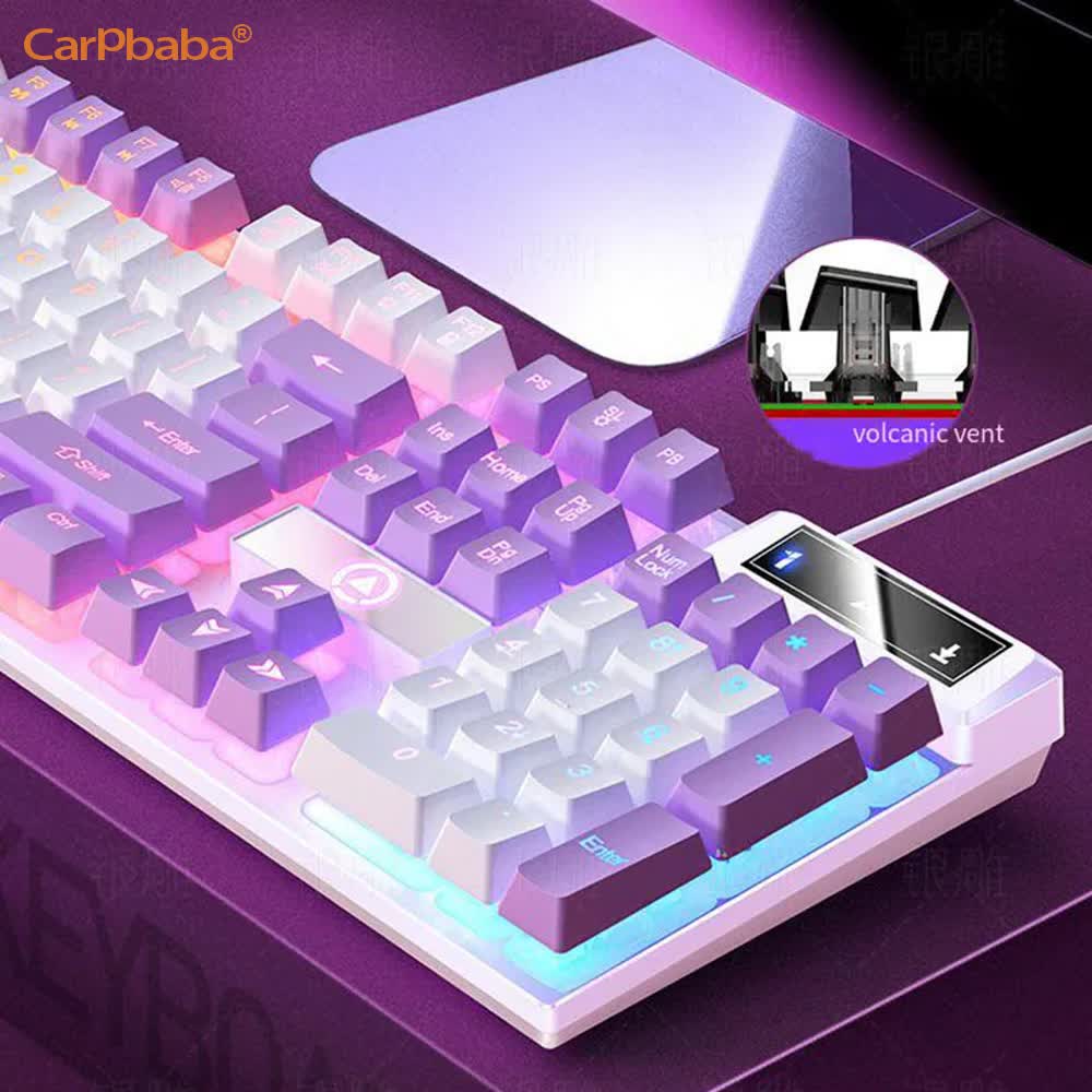 Carpbaba K500 104-клавишная US – обзор и цена Gaming Keyboard Budget