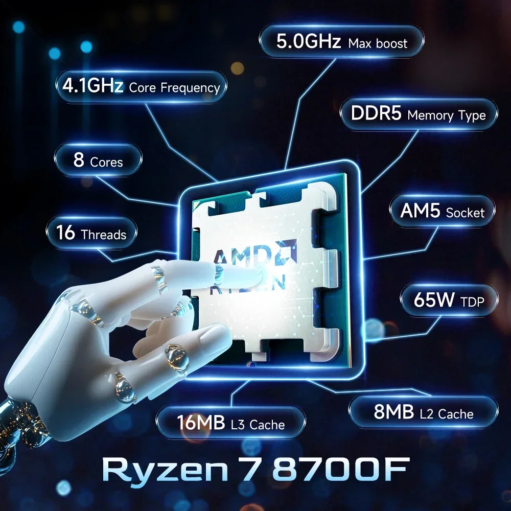 Процессор AMD R7 8700F Ryzen 7 – обзор и цена Amd Cpu Ryzen 7