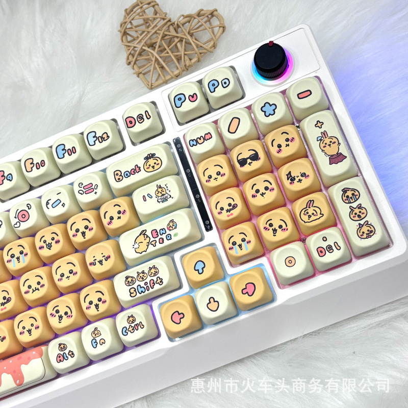 Набор кейкапов Chiikawa Cute E – обзор и цена Gaming Keyboard Emoji