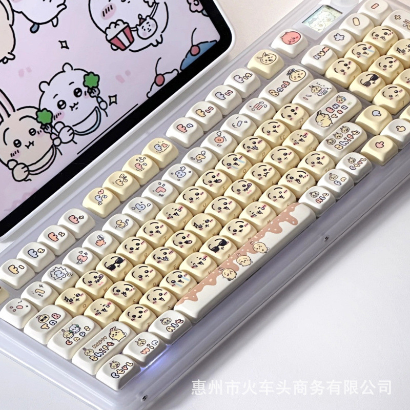 Набор кейкапов Chiikawa Cute E – обзор и цена Gaming Keyboard Emoji