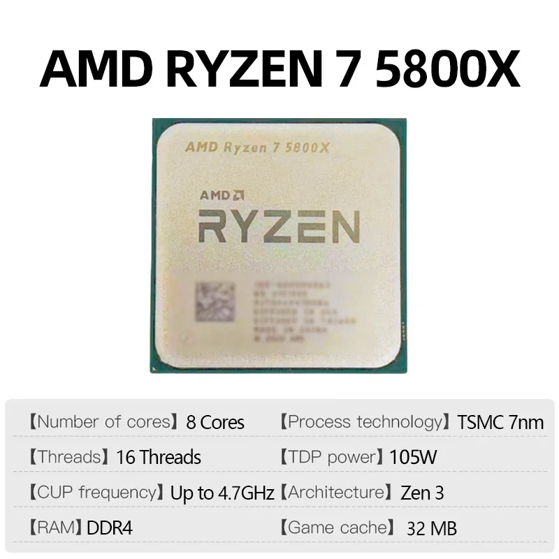 Процессор AMD Ryzen 7 5800X (A – обзор и цена Amd Cpu Ryzen 7