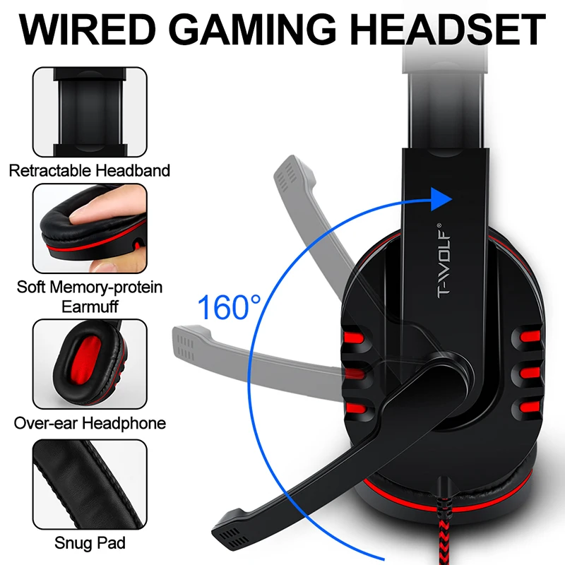 Игровой набор T-WOLF Game Four – обзор и цена Gaming Keyboard Mouse Set