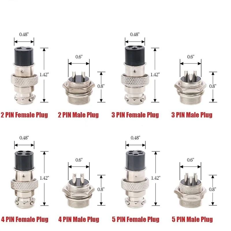 14 шт., 7 значений, 2 3 4 5 6, – обзор и цена Aviator Connector Kit