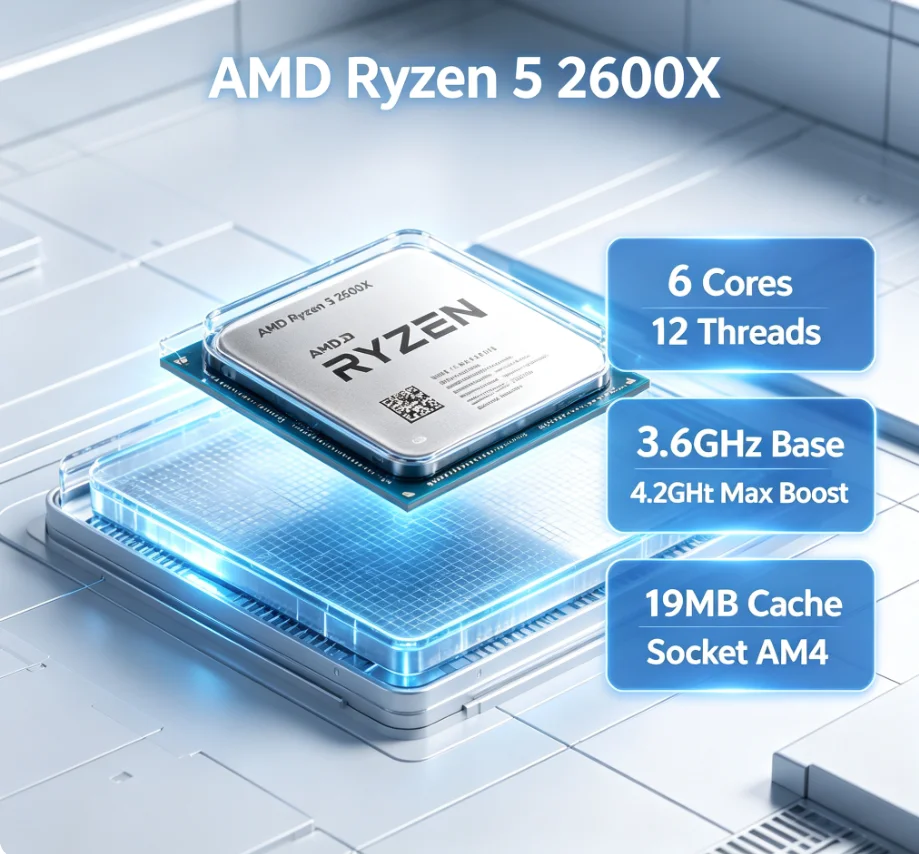 Процессор AMD Ryzen 5 2600X дл – обзор и цена Amd Cpu Ryzen 5