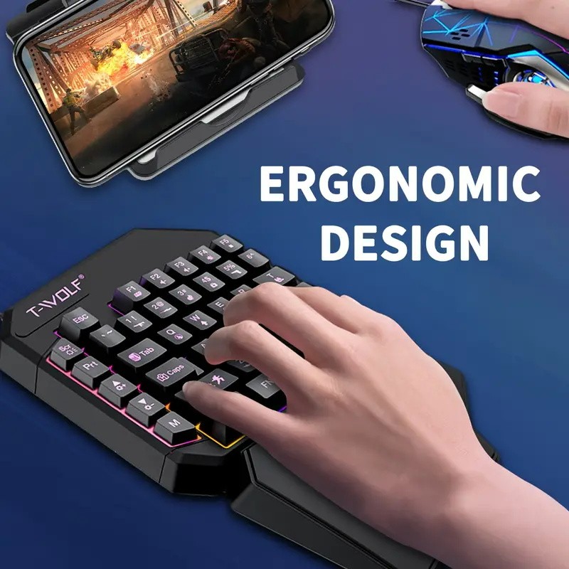 Комплект FocusOnPC TF900 2-в-1 – обзор и цена Gaming Keyboard Mouse Set