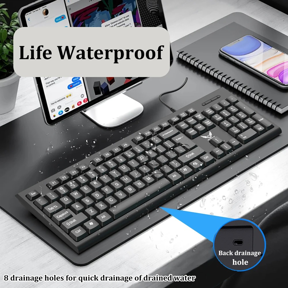 104-клавишная проводная USB-кл – обзор и цена Gaming Keyboard Budget