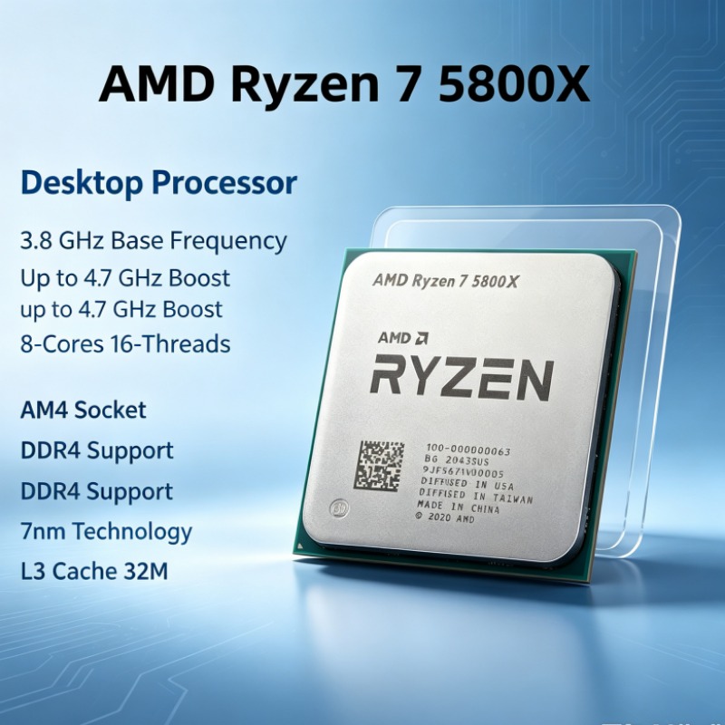Процессор AMD Ryzen 7 5800X R7 – обзор и цена Amd Cpu Ryzen 7