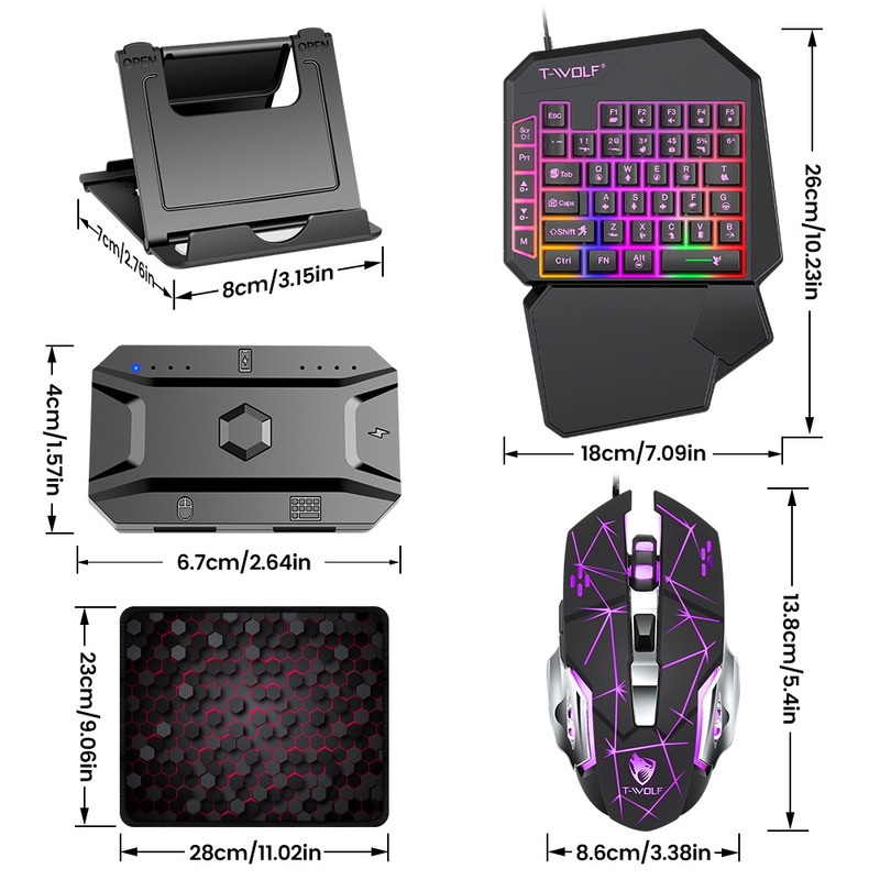 Игровой набор T-Wolf Tf950 5 в – обзор и цена Gaming Keyboard And Mouse For Xbox