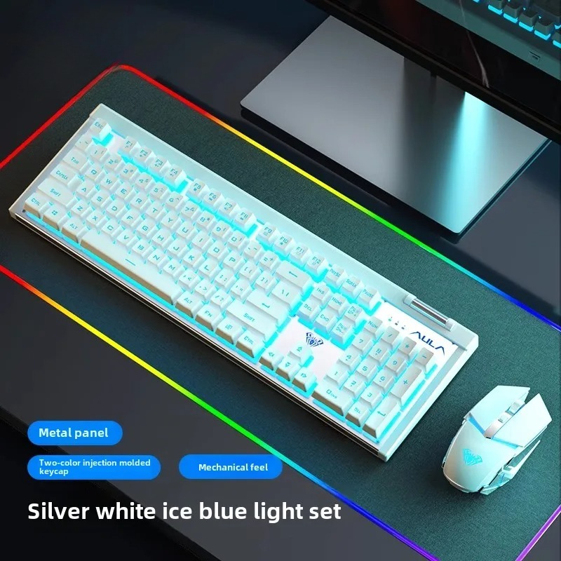 Аксессуары с 1600 точек на дюй – обзор и цена Gaming Keyboard Mouse Set