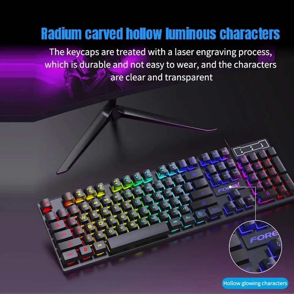 Механическая клавиатура с подс – обзор и цена Keyboard Mouse Bundle Gaming