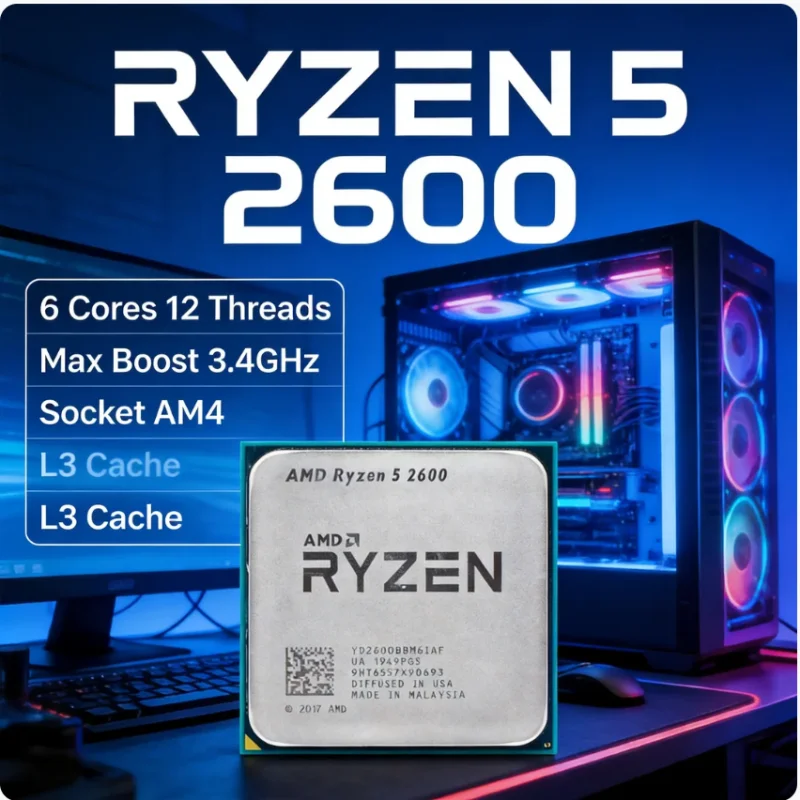Процессор AMD Ryzen 5 2600 R5  – обзор и цена Amd Cpu Ryzen 5