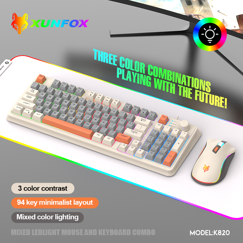 K820 USB проводная игровая кла – обзор и цена Gaming Keyboard And Mouse For Xbox