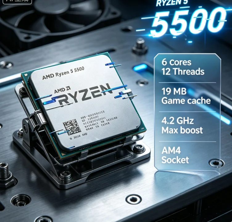 Процессор AMD Ryzen 5 5500 Stu – обзор и цена Amd Cpu Ryzen 5