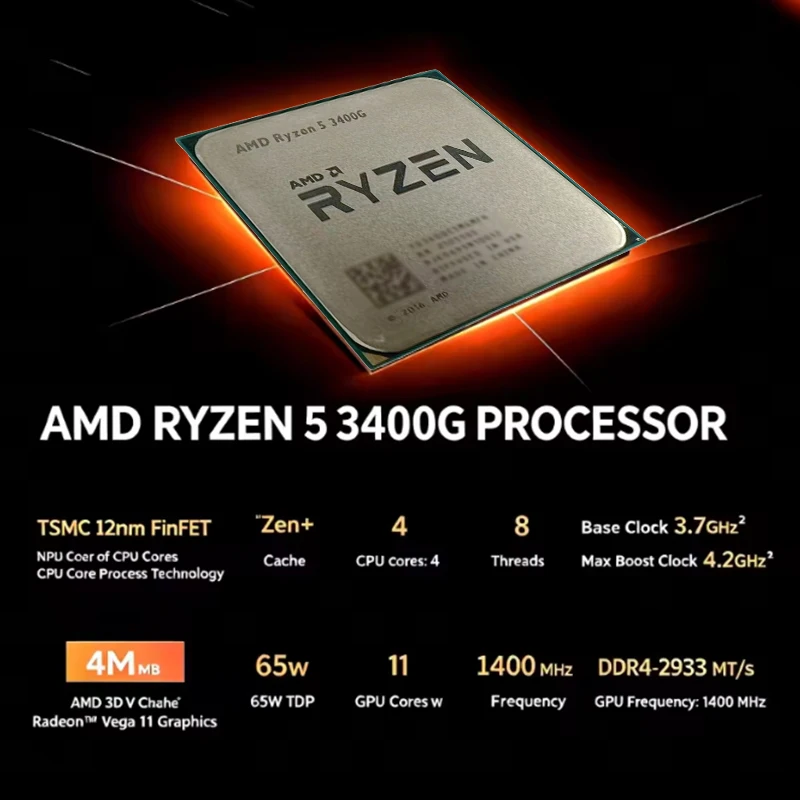 AMD Ryzen 5 3400G AM4 Настольн – обзор и цена Amd Cpu Ryzen 5